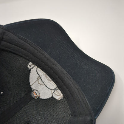 Baymax & Mochi Strapback Hat Black One Size Adjustable Embroidered