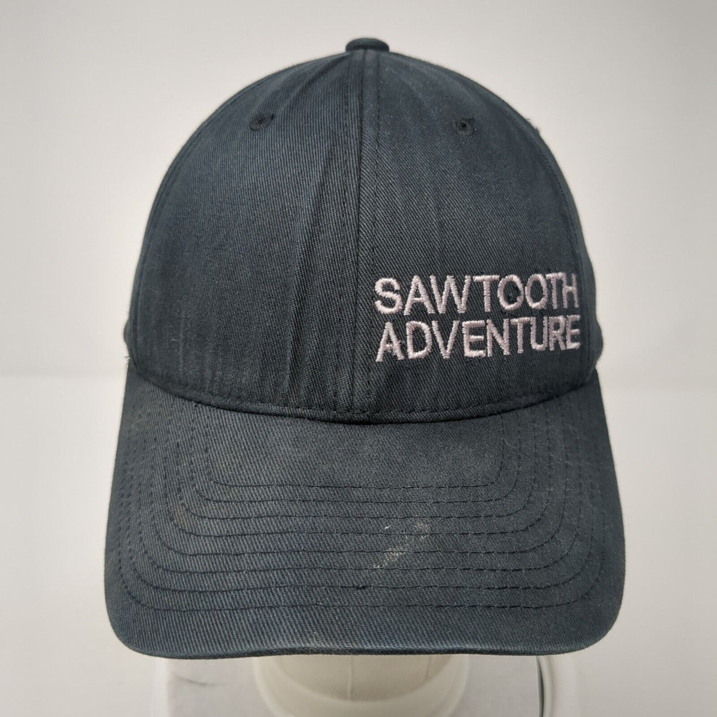 Sawtooth Adventure Fitted Hat Black S-M Embroidered Flexfit Richardson