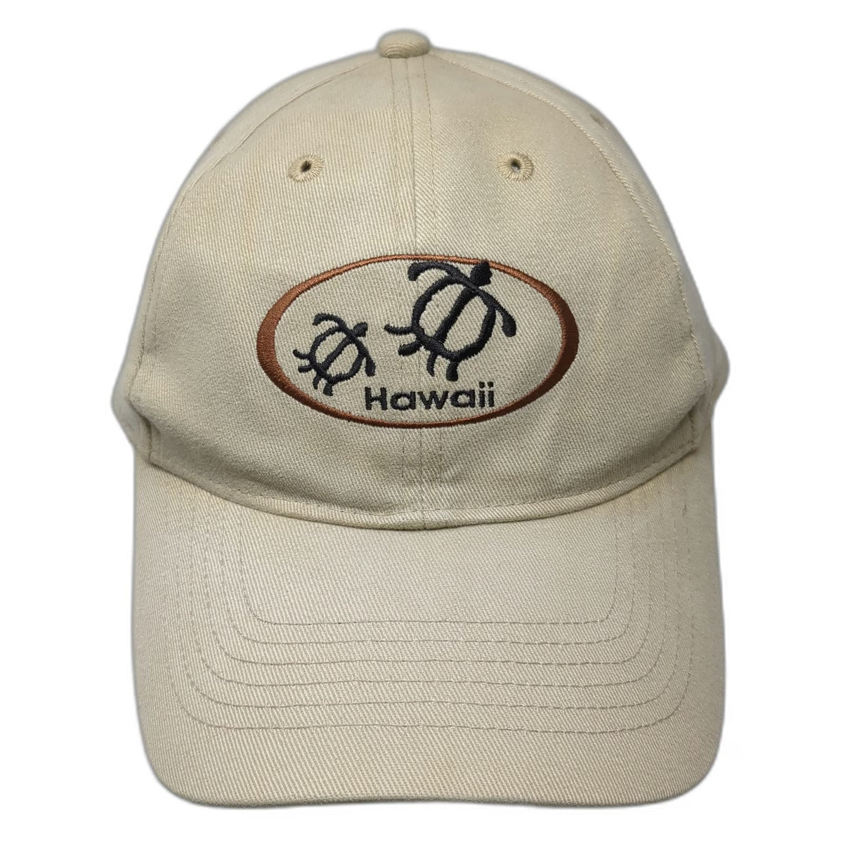 Hawaiian Headwear Baseball Cap Beige OSFM Snapback Hawaii Honu Turtle Hat Island