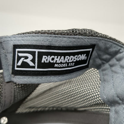 Richardson Trucker Hat Gray Orange One Size Genuine Feed & Supplements Snapback