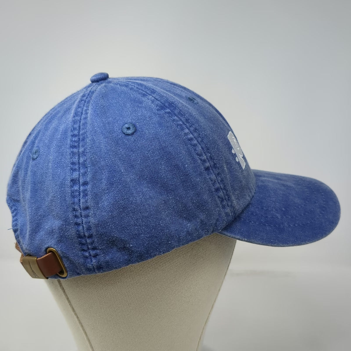 Adams Baseball Cap Blue OS Portland Chamber Music Festival Leather Strap Hat