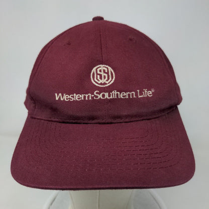 Western-Southern Life Slideback Hat Red One Size Embroidered Adjustable