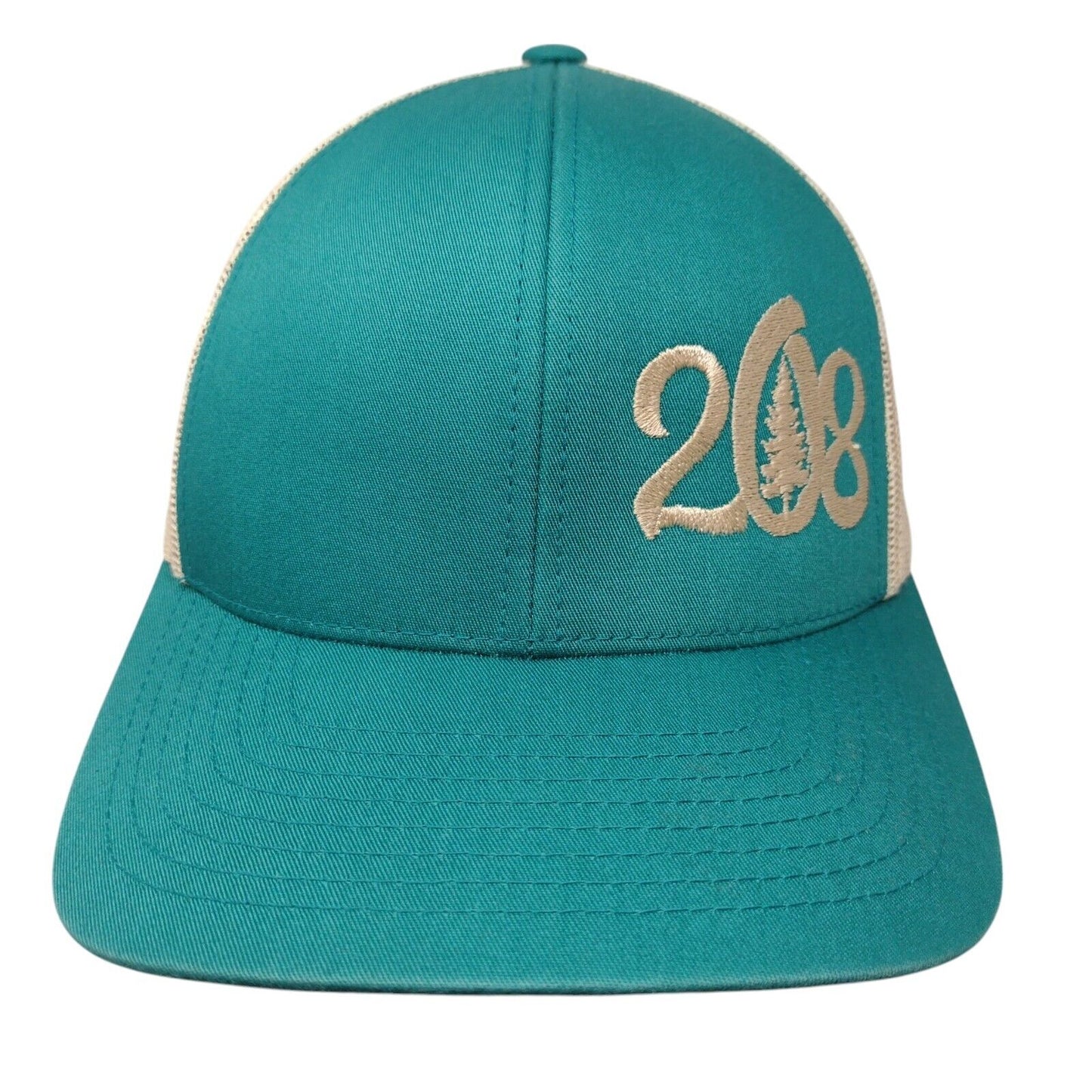 208 Snapback Mesh Back Trucker Hat Multi One Size Pacific Headwear