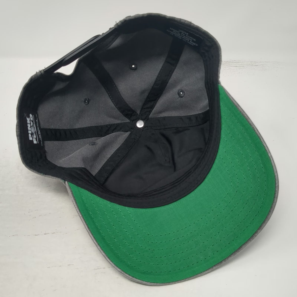Pink Floyd 5 Panel Gray Hat One Size North American Tour 73 Prism Snapback