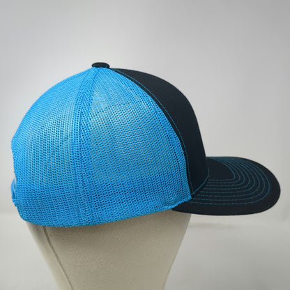 Pacific Headwear Trucker Hat Black Blue One Size Bowfishing Store Mesh Snapback