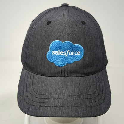 Quake City Caps Baseball Cap Gray One Size Salesforce Cloud Logo Heathered Hat