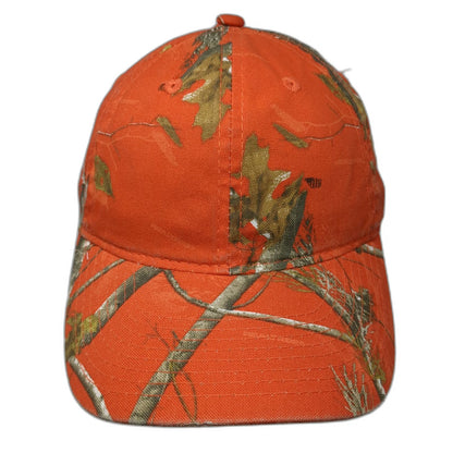 Outdoor Cap Baseball Cap Orange Camo OSFM Slideback Realtree Hunting Blaze Hat