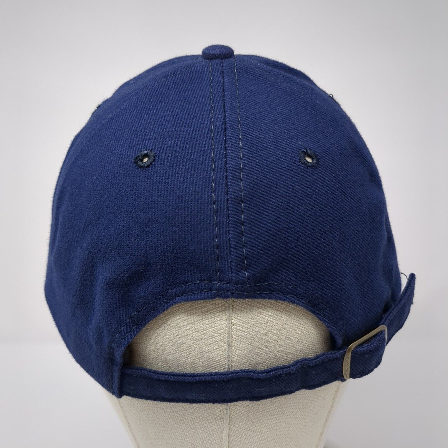 Machinists Slideback Hat Blue One Size Adjustable Embroidered American Needle