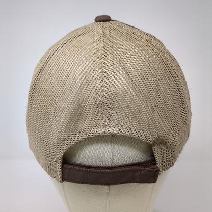 SBO Southern Bred Outfitters Strapback Trucker Hat Brown OS Adjustable Mesh Back