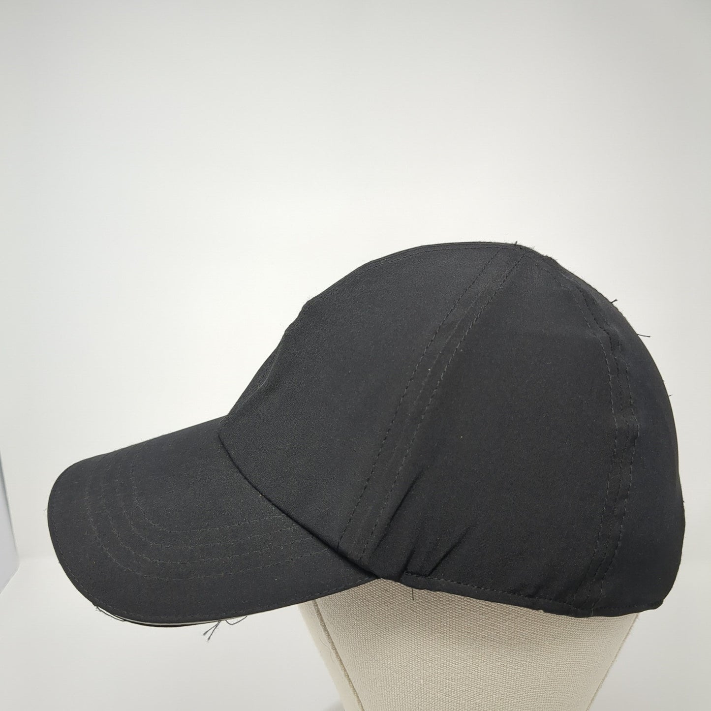 Unbranded Claspback Hat Cap Soot Black Blank One Size Adjustable