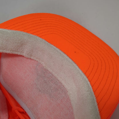Mohr's 5 Panel Orange One Size Crush Soda Braided Rope Strapback Hat Beverage
