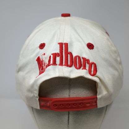 Habitat Industries Snapback Hat White Vintage Marlboro Adventure Team Lizard