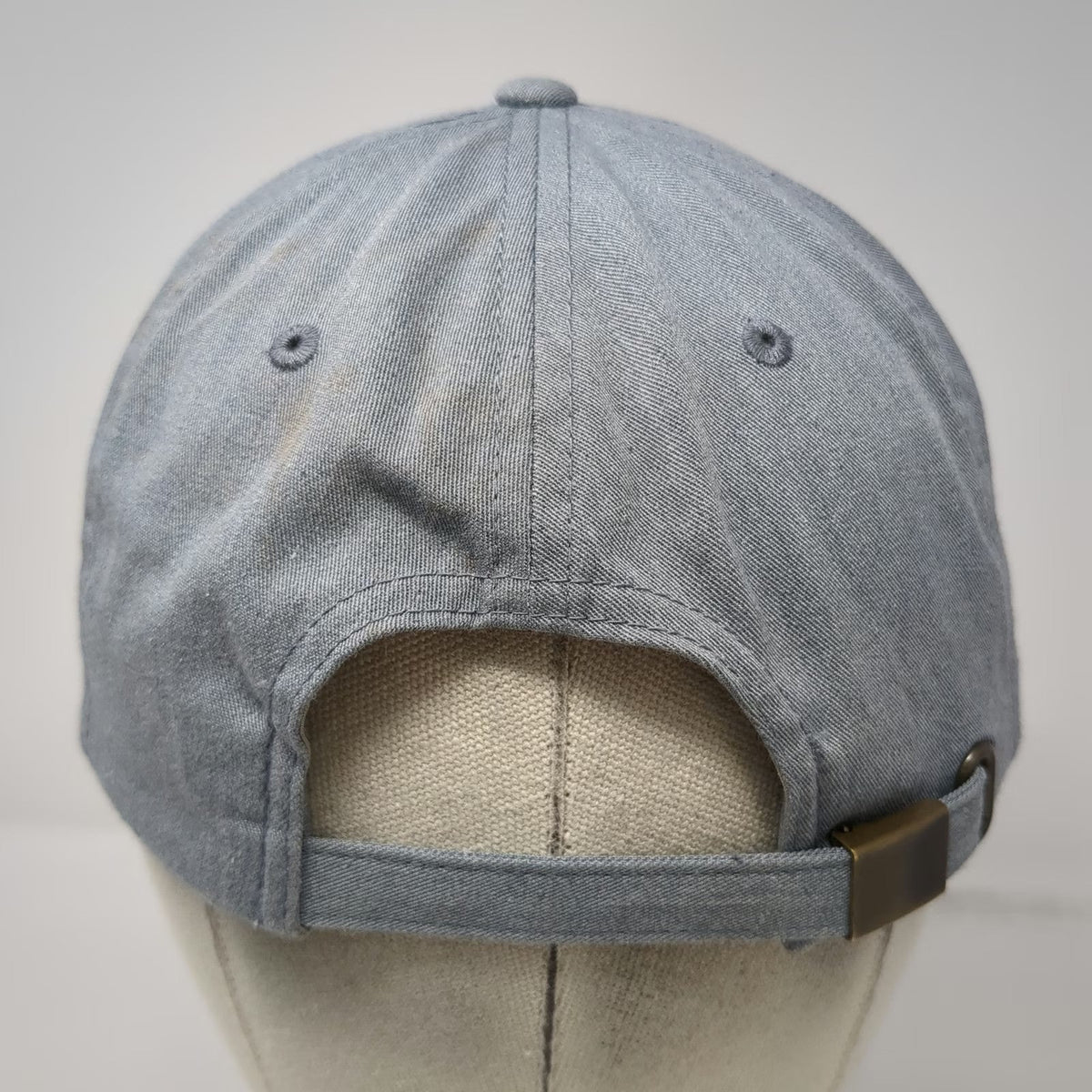 Richardson Baseball Cap Gray One Size Volans Tequila Leather Patch Strapback Hat