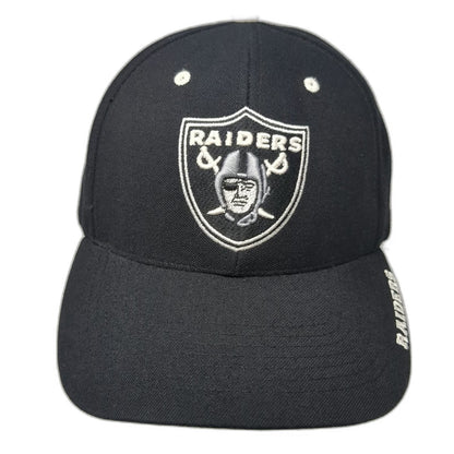 Twins Enterprise NFL Las Vegas Raiders Cap Black OSFM Shield Logo Embroidered