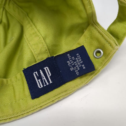 Gap Baseball Cap Green M Slideback Cotton Blank Curved Brim Plain Solid Hat
