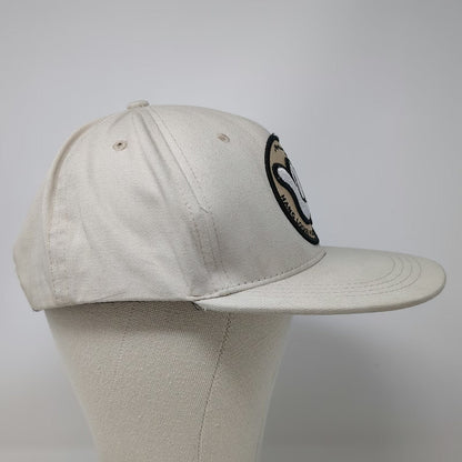 Aloha Headwear Snapback Beige Hat One Size Shaka Hawaii Hand Green Underbrim