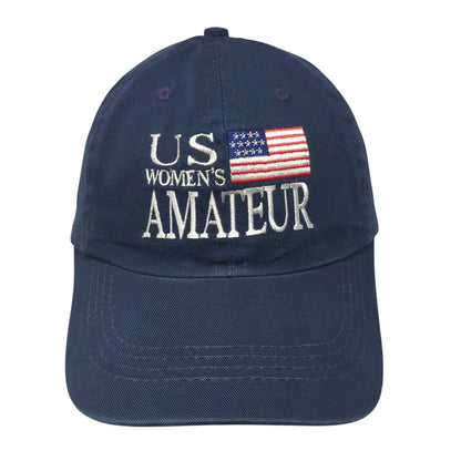 US Women's Amateur Slideback Hat Blue One Size Philadelphia Country Club