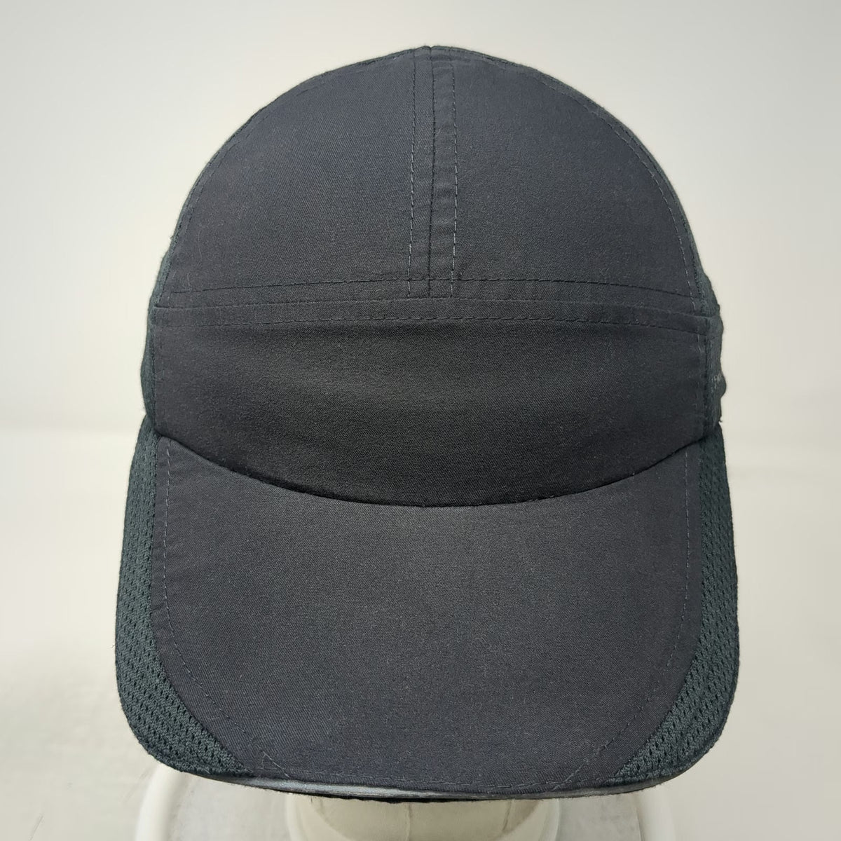 Hind Baseball Cap Gray One Size Mesh Back Reflective Snakeskin Pattern Run Hat