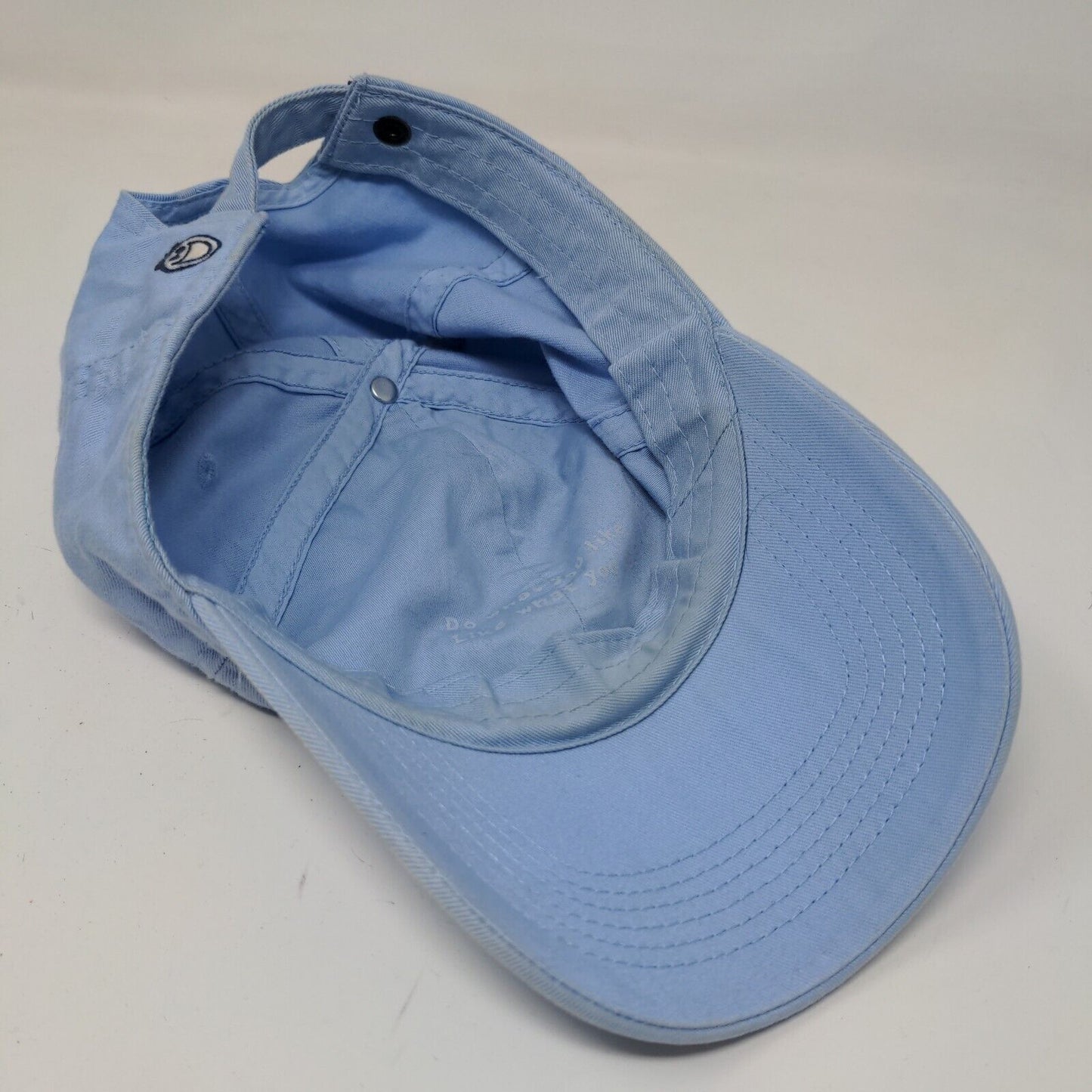 Life is Good Women's Slideback Hat Blue Adjustable Embroidered Golf Logo