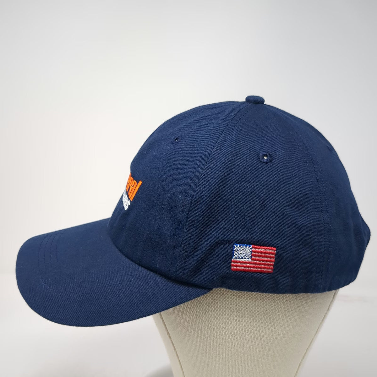 Snapback Blue One Size Hat General Pipe Cleaners American Flag Logo Plumbing