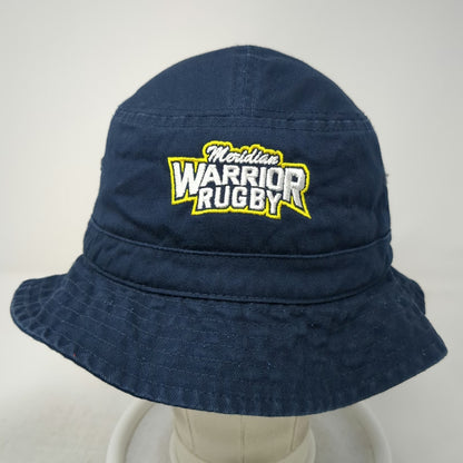 Port Authority Blue XL Bucket Hat Meridian Warrior Rugby Cotton Embroidered
