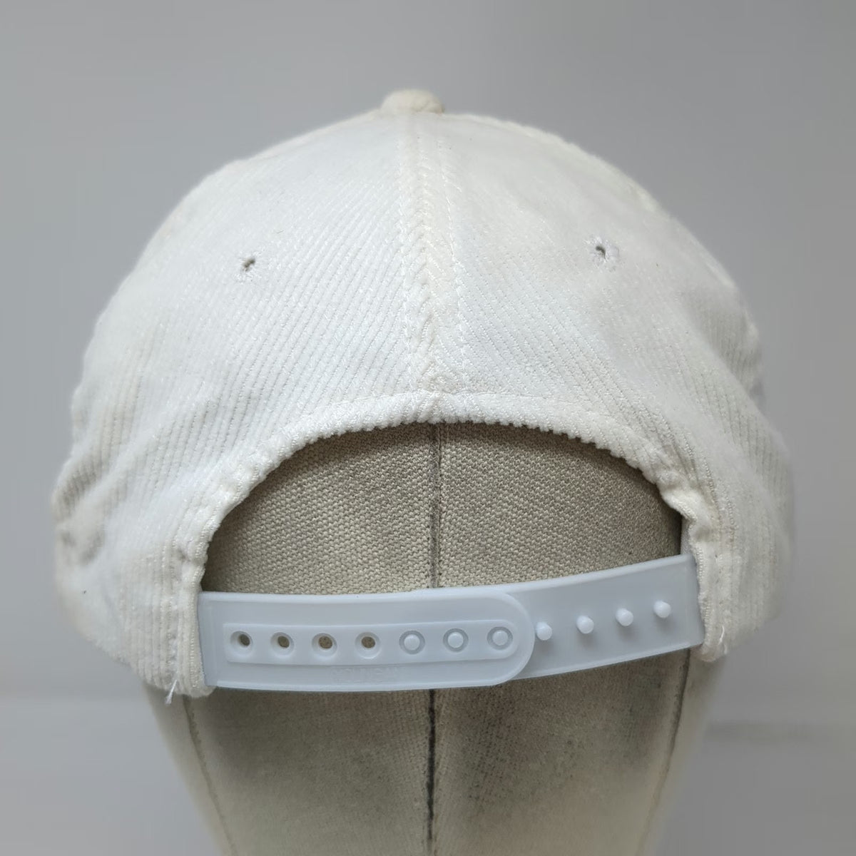 Dorfman Pacific Ducks Unlimited Trucker White Corduroy Rope Brim Hat One Size