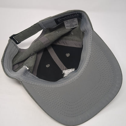 Imperial Strapback Baseball Cap Gray One Size Adjustable True Fit Embroidered