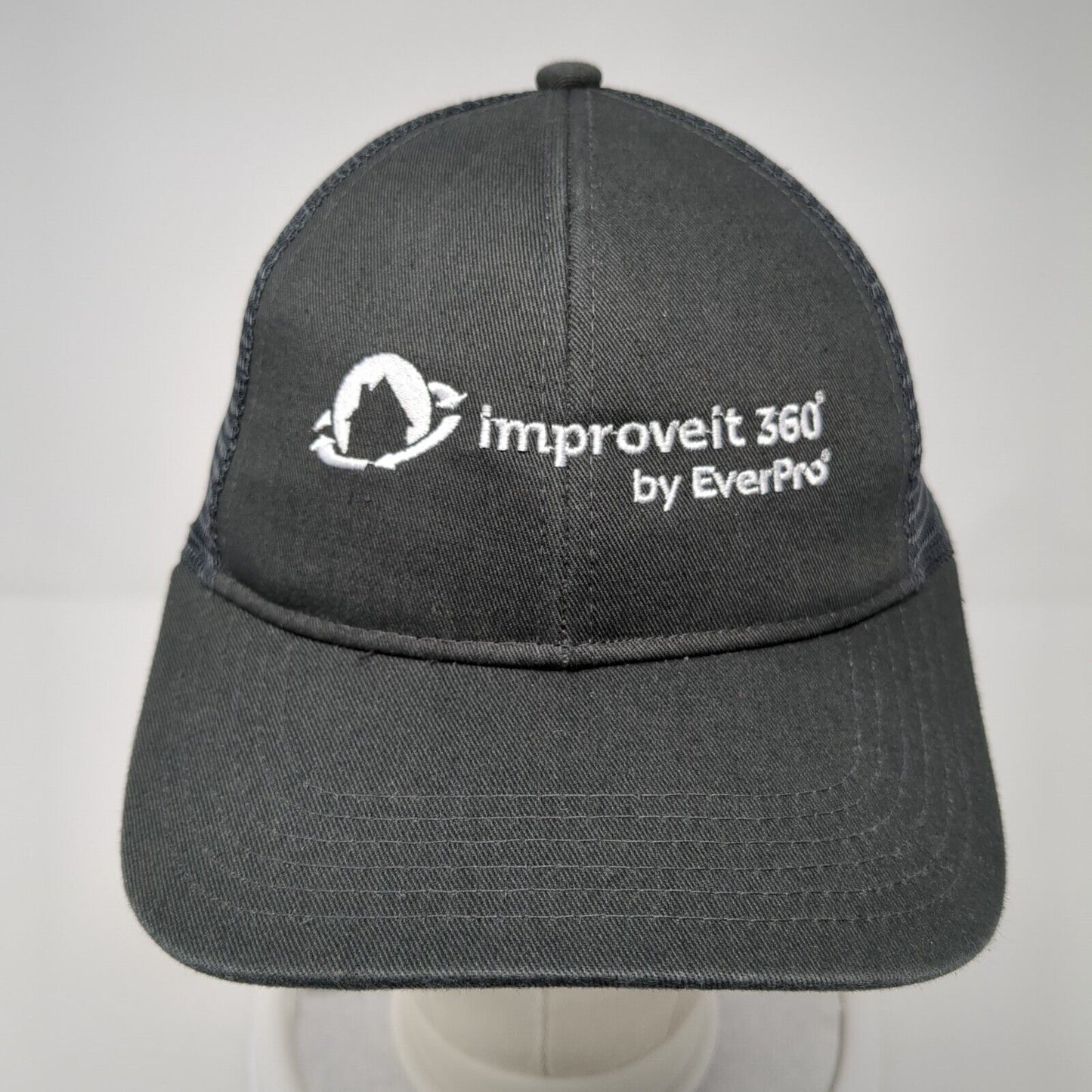Improveit 360 by EverPro Strapback Trucker Hat Gray One Size Mesh Back