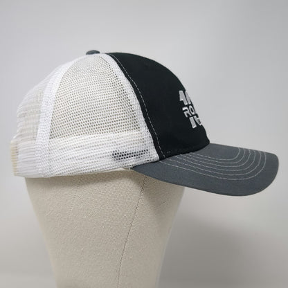 10 Roads Express Trucker Hat Black Gray One Size Mesh Snapback Structured Hat