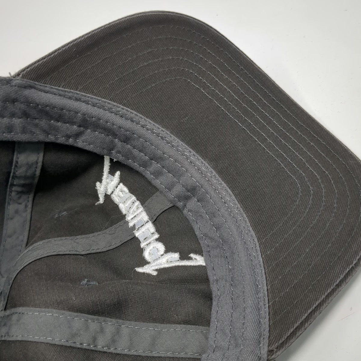 American Eagle Metallica Band Logo Gray Baseball Cap One Size Hat Adjustable
