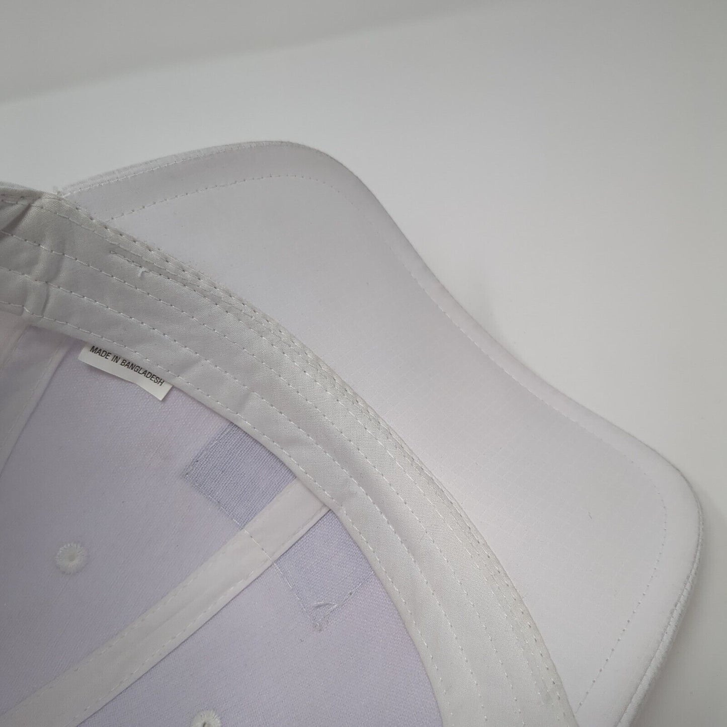 Micron Strapback Hat White One Size Adjustable Cap America Performance