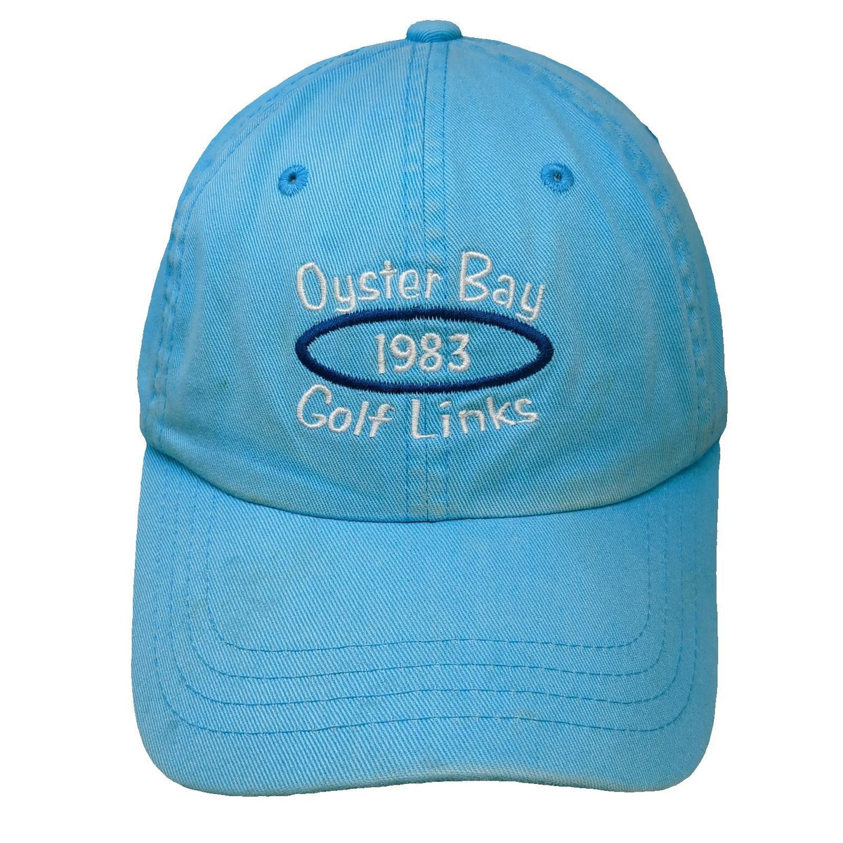 Imperial Baseball Cap Blue White One Size Oyster Bay Golf Links Strapback Hat