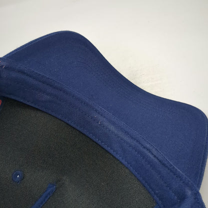 Champion Trucker Hat Blue One Size Mesh Snapback Physical Education Football Hat