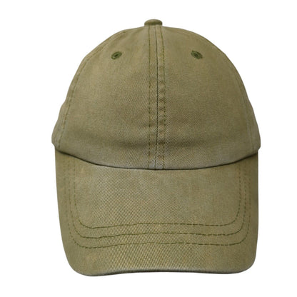 Unbranded Slideback Hat Green One Size Adjustable Blank Vent Holes