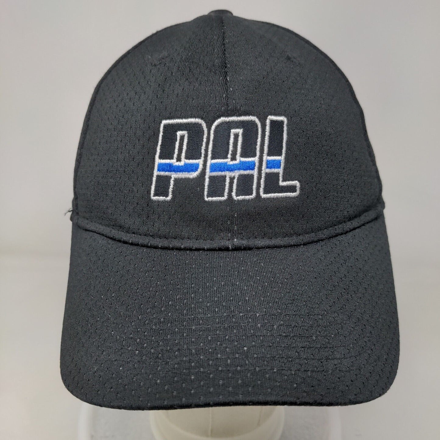 PAL Lavallee 33 Fitted Hat Black S/M Lightweight Embroidered Augusta Sportswear