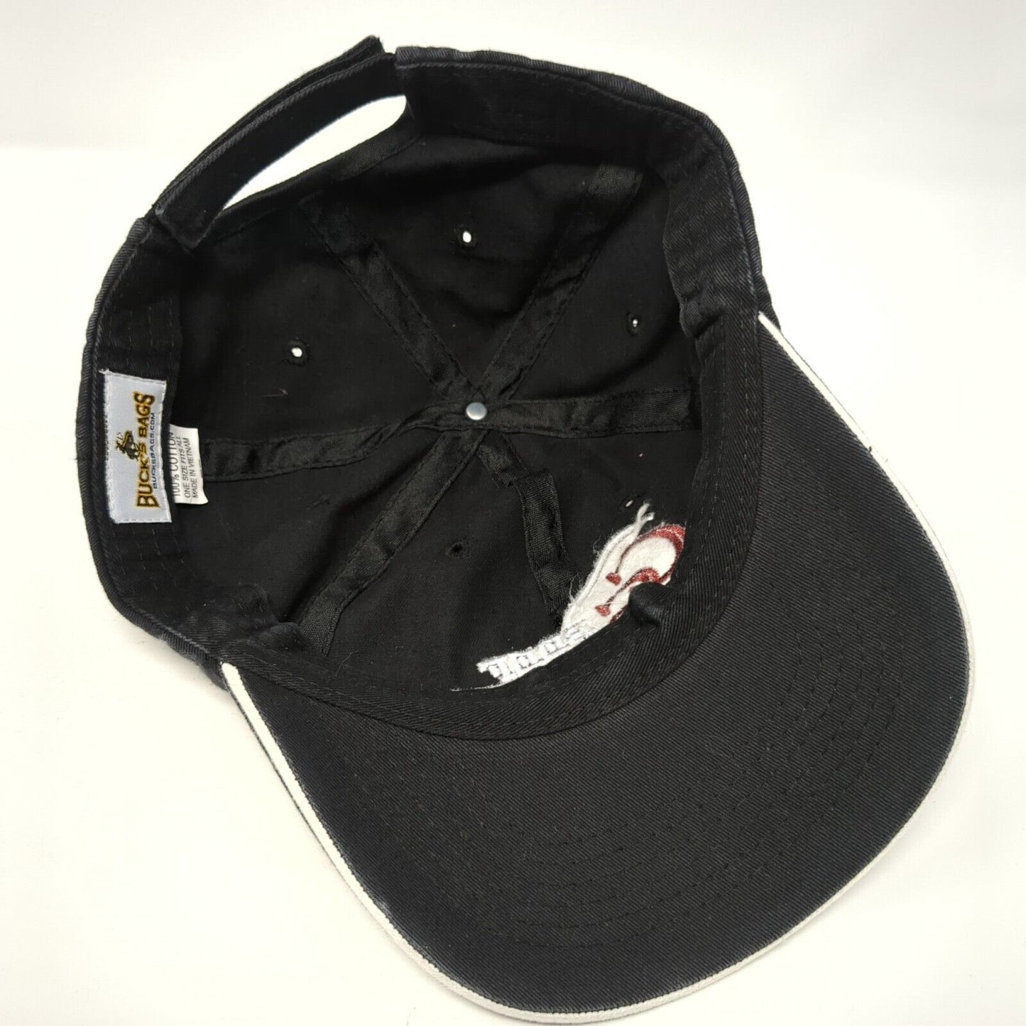 CS Beef Packers Strapback Hat Black One Size Adjustable Embroidered Buck's Bags
