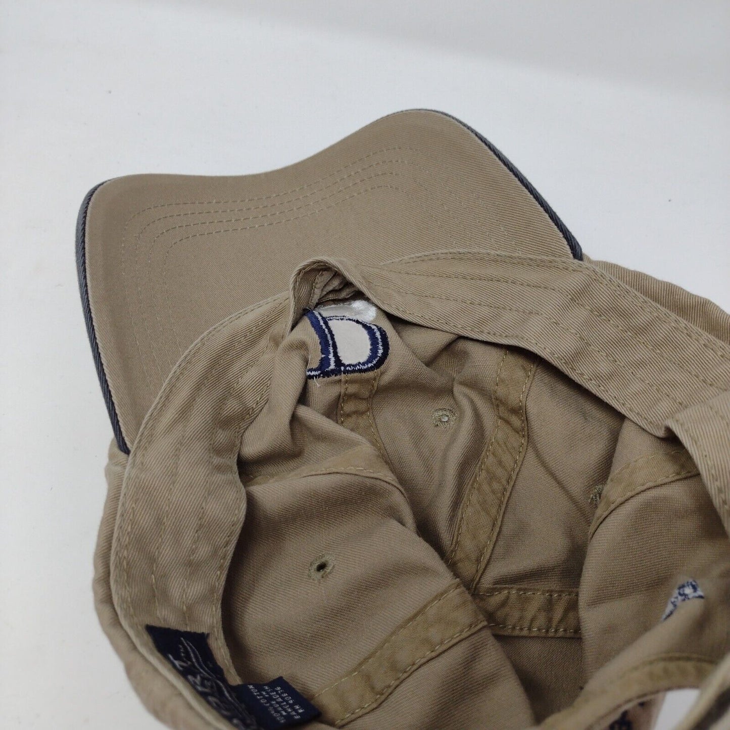 Bowen & Parker CPA's Strapback Hat Tan One Size Port Authority Signatures Cotton