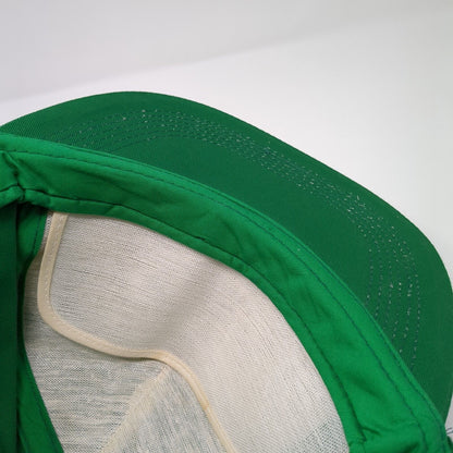 Wrag Time Transportation Express Truck & Air Freight Snapback Hat Green OS Rope
