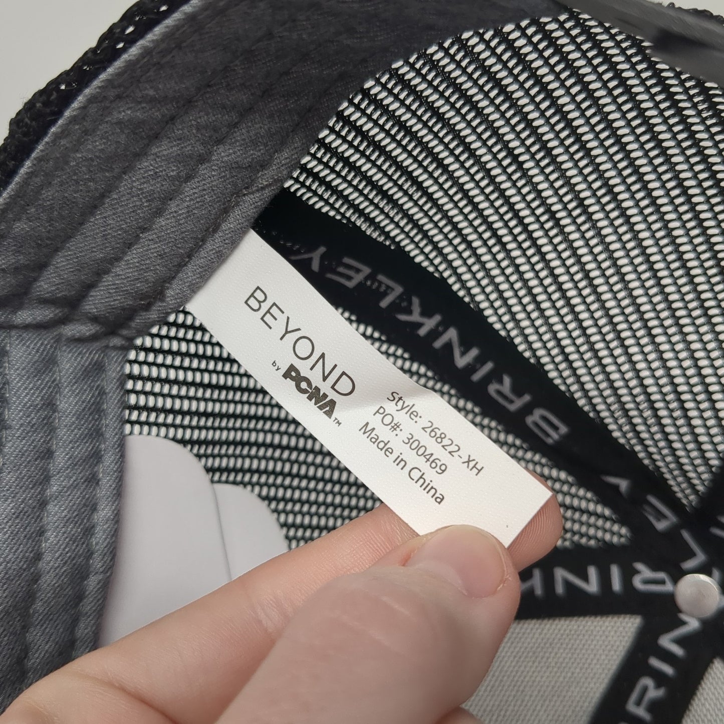 Brinkley RV Snapback Mesh Back Trucker Hat Gray One Size Colorblock