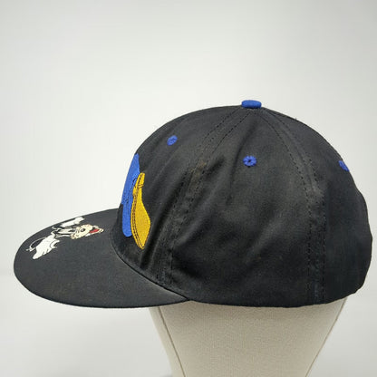 Goofy's Hat Co. Snapback Black One Size Disney Character Graphic Made USA Hat
