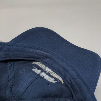 Soccer Ball Wings Slideback Hat Blue OSFM Embroidered Outdoor Cap