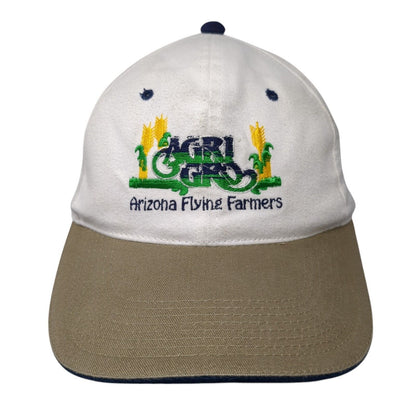 AgriGro Arizona Flying Farmers Slideback Hat White One Size Embroidered