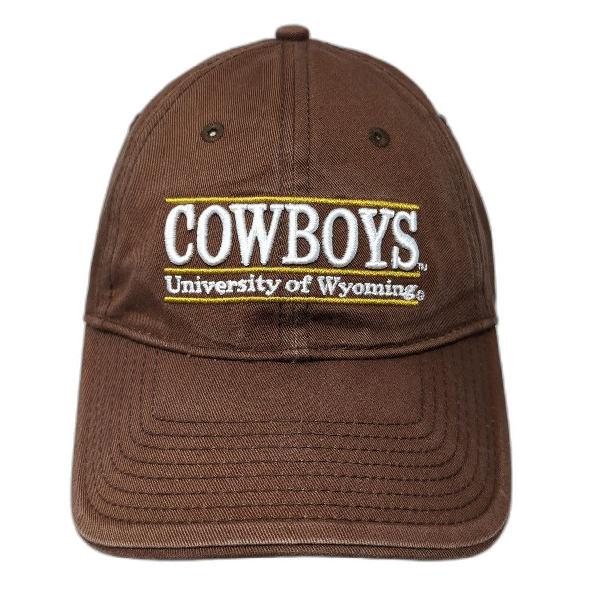 Wyoming Cowboys NCAA The Game Cap Brown One Size Strapback University Logo Hat