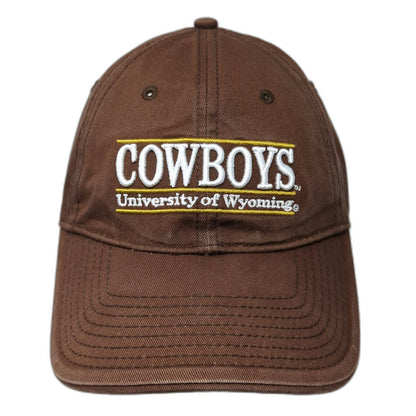 Wyoming Cowboys NCAA The Game Cap Brown One Size Strapback University Logo Hat
