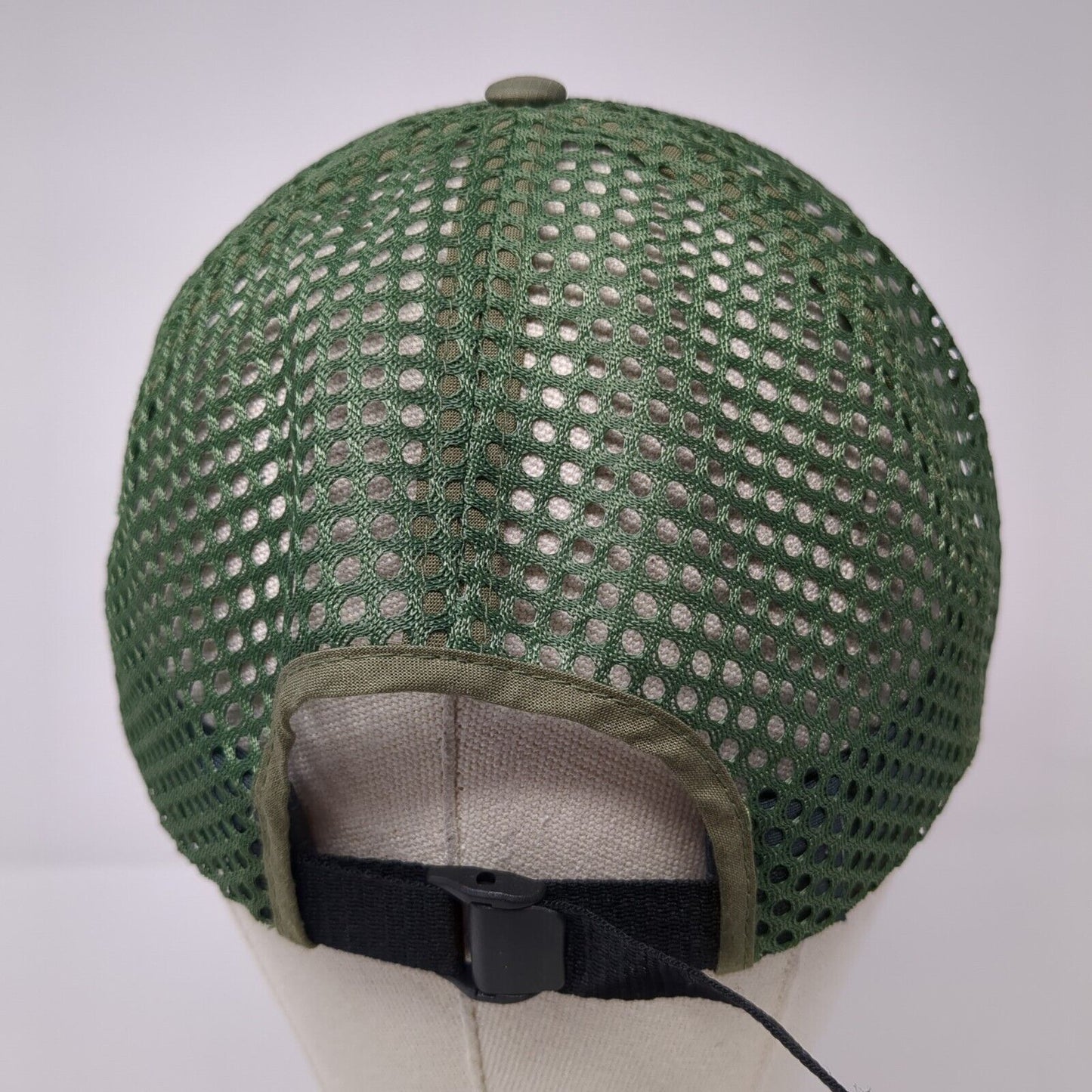 Richardson Strapback Trucker Hat Green One Size Adjustable Patch Outdoor