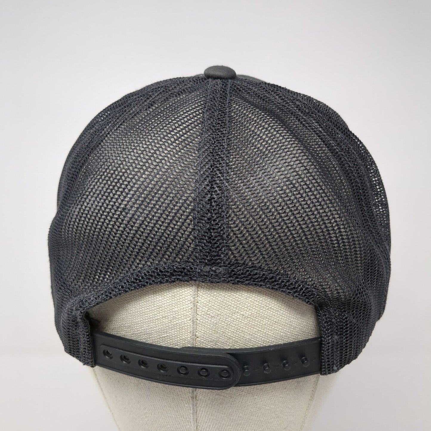 Assault Fitness Snapback Trucker Hat Gray OS Adjustable Mesh Classics Yupoong