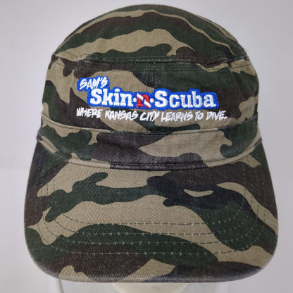 Sam's Skin n Scuba Strapback Cadet Army Hat Camo One Size Adjustable