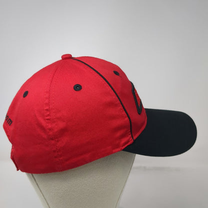 Roto-Mix Baseball Cap Red One Size Agriculture Livestock Feed Mix Hat Strapback