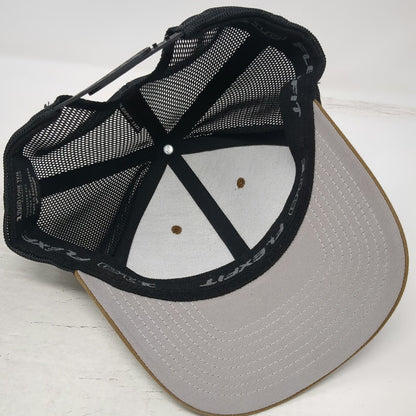 Yupoong Trucker Hat Brown One Size Dillon Jaycee Rodeo Montana Patch Mesh Horse
