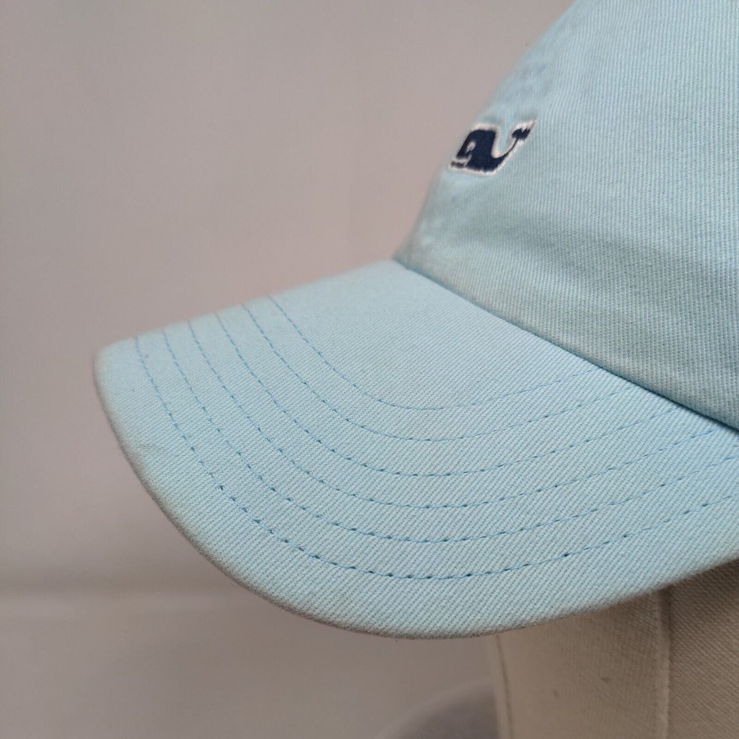 Vineyard Vines Slideback Hat Blue One Size Adjustable Embroidered 6 Panel Cotton